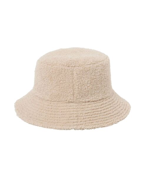 Ungrid（アングリッド）の「リバーシブルボアバケットハット（ハット・レディース・モカ/アイボリー・FREE）」の14枚目の写真