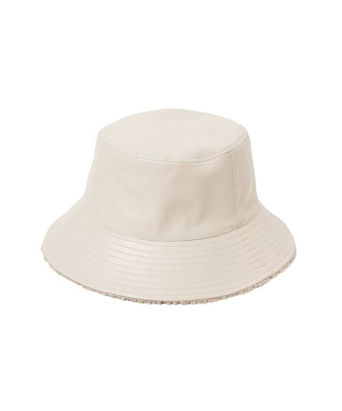 Ungrid（アングリッド）の「リバーシブルボアバケットハット（ハット・レディース・モカ/アイボリー・FREE）」の18枚目の写真