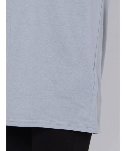 EMODA(エモダ)の「ボクシーロングトップ(Tシャツ/カットソー・レディース・ホワイト/ブルー/ブラック・FREE)」の13枚目の写真