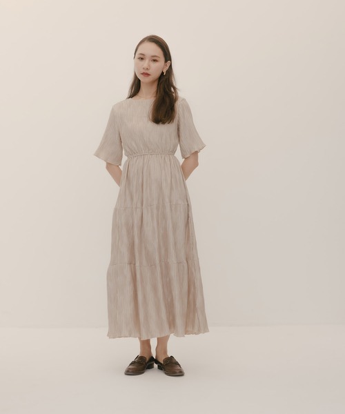 RANDEBOO（ランデブー）の「Natural chic dress（ワンピース・レディース・ブラック/ブラウン/アイボリー・FREE）」の18枚目の写真