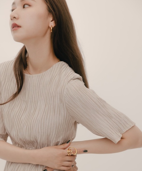 RANDEBOO（ランデブー）の「Natural chic dress（ワンピース・レディース・ブラック/ブラウン/アイボリー・FREE）」の21枚目の写真