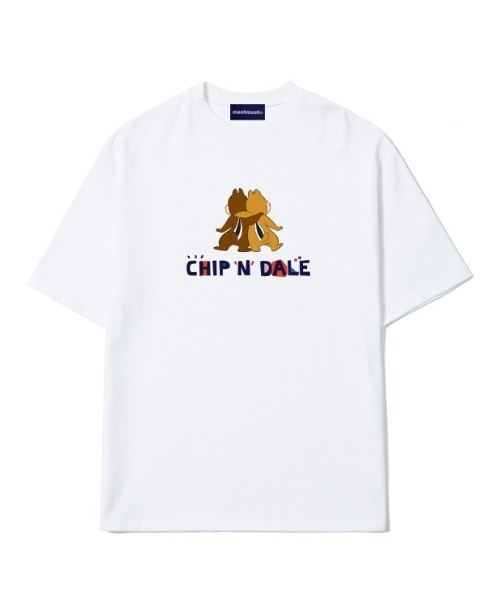 muahmuah（ムーアムーア）の「『muah muah/ムーアムーア×DISNEY/ディズニー』Chip and Dale Playmate T-shirt/チップ＆デール プレイメイト 半袖Tシャツ（Tシャツ/カットソー・レディース・イエロー/ホワイト/ブラック/パープル/ピンク・FREE）」の20枚目の写真