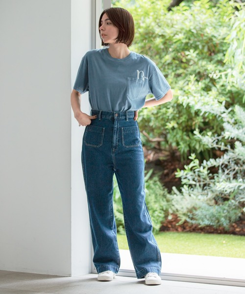 niko and...（ニコアンド）の「[niko and ...JEANS 2021AW]リラックスマリンデニムパンツ（デニムパンツ・レディース・ダークグレー/ブルー/サックスブルー・SMALL/MEDIUM/LARGE）」の21枚目の写真