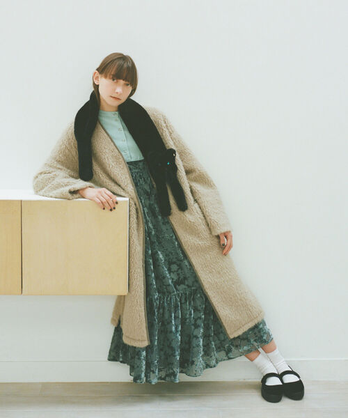 CAROLINA GLASER / ボア コート PENDLETON × B:MING by BEAMS ペン 