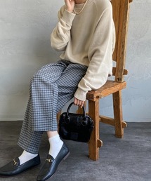 [DANTON/ダントン] ウールフランネル イージーパンツ