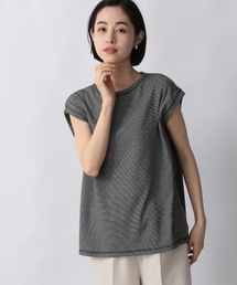 LOWRYS FARM | ミジンボーダーノースリーブ　957496(Tシャツ/カットソー)