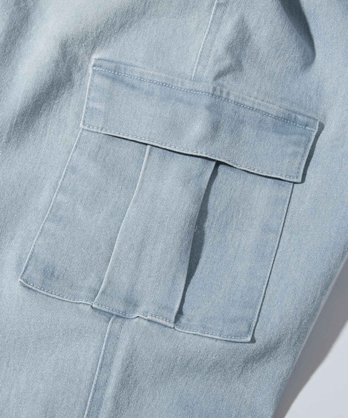 ZIP FIVE（ジップファイブ）の「【ZIP FIVE】テーパードスキニーカーゴジョガーパンツ（カーゴパンツ・メンズ・ベージュ/サックスブルー/ブラック系/ブラック/カーキ/ブルー・MEDIUM/LARGE/SMALL/X-LARGE）」の19枚目の写真