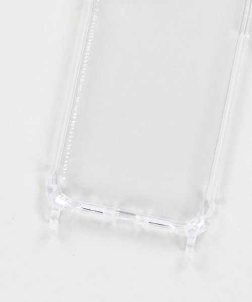 SPINNS（スピンズ）の「【選べるスマホショルダー】ストラップホール付き クリアスマホケース（スマホケース/カバー・レディース・クリア・iPhone 11/XR/iPhone 12/iPhone 7/8/SE(第2/第3世代)/iPhone 11 Pro Max/iPhone 12 Pro Max/iPhone 11 Pro/iPhone 12 mini/iPhone 13/iPhone 13 mini/iPhone 13 Pro Max/iPhone 13 Pro/iPhone 14/iPhone 14 Pro/iPhone 14 Pro Max/iPhone 14 Plus/iPhone 15/iPhone 16）」の6枚目の写真