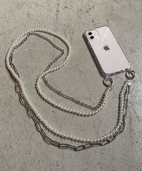 SPINNS（スピンズ）の「【選べるスマホショルダー】ストラップホール付き クリアスマホケース（スマホケース/カバー・レディース・クリア・iPhone 11/XR/iPhone 12/iPhone 7/8/SE(第2/第3世代)/iPhone 11 Pro Max/iPhone 12 Pro Max/iPhone 11 Pro/iPhone 12 mini/iPhone 13/iPhone 13 mini/iPhone 13 Pro Max/iPhone 13 Pro/iPhone 14/iPhone 14 Pro/iPhone 14 Pro Max/iPhone 14 Plus/iPhone 15/iPhone 16）」の16枚目の写真