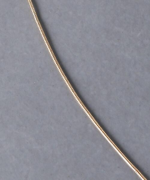 UNITED ARROWS（ユナイテッドアローズ）の「＜UNITED ARROWS＞コンビ オーバル ネックレス（ネックレス・レディース・シルバー/ゴールド・FREE）」の4枚目の写真