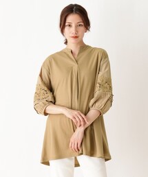 SHOO・LA・RUE | 袖レースチュニックブラウス(シャツ/ブラウス)