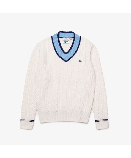 LACOSTE（ラコステ）の「レスポンシブルウールニットチルデンセーター