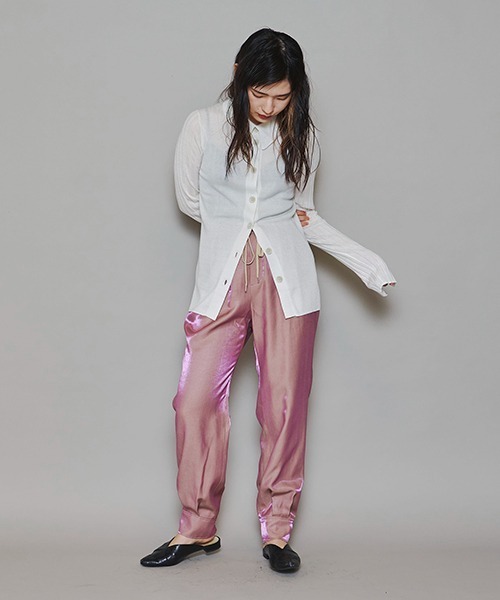 lautreamont BLEUBLANC（ロートレアモンブルーブラン）の「<lautreamont BLEUBLANC>コンパクトリブニットカーディガン≪手洗い可能≫（ニット/セーター・レディース・オフホワイト/カーキ/ブルー・9号）」の16枚目の写真