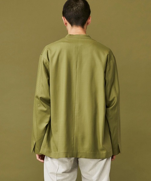 WELLDER】No Collar Jacket（ノーカラージャケット）｜WELLDER
