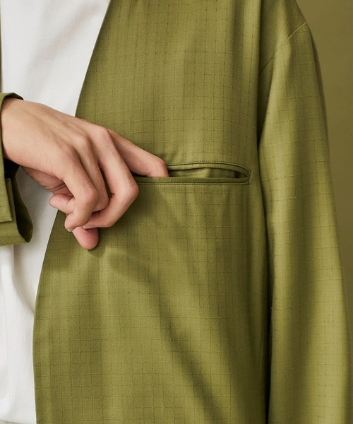 WELLDER】No Collar Jacket（ノーカラージャケット）｜WELLDER