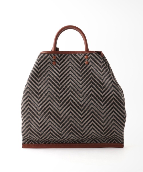 Spick & Span（スピックアンドスパン）の「【MICA DELLA VALLE】 ヘリンボーントート（トートバッグ・レディース・チャコールグレー・FREE）」の7枚目の写真