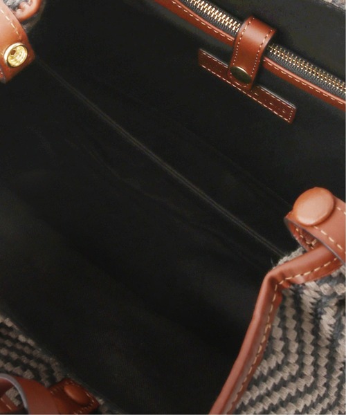 Spick & Span（スピックアンドスパン）の「【MICA DELLA VALLE】 ヘリンボーントート（トートバッグ・レディース・チャコールグレー・FREE）」の10枚目の写真