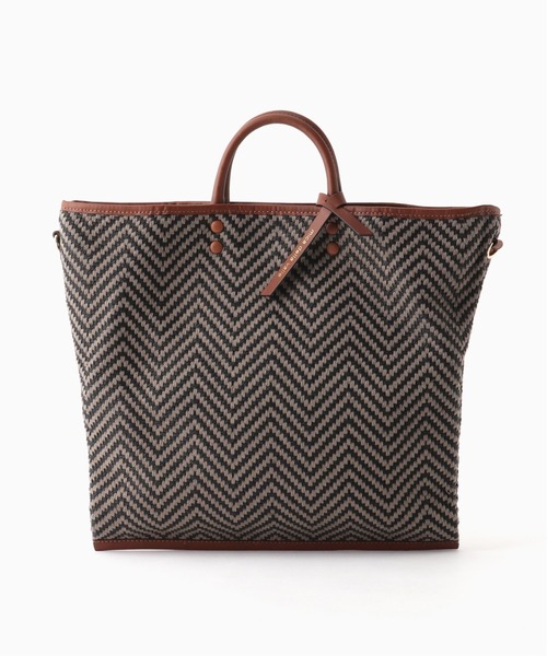 Spick & Span（スピックアンドスパン）の「【MICA DELLA VALLE】 ヘリンボーントート（トートバッグ・レディース・チャコールグレー・FREE）」の21枚目の写真