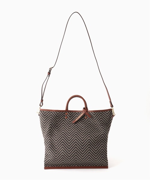 Spick & Span（スピックアンドスパン）の「【MICA DELLA VALLE】 ヘリンボーントート（トートバッグ・レディース・チャコールグレー・FREE）」の22枚目の写真