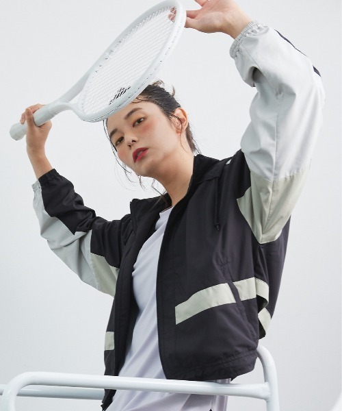 【美品】NERGY×ellesse UV＆撥水 ウィンドブレーカー FREE ellesse（エレッセ）の「【NERGY×ellesse】UV&撥水 ウィンド