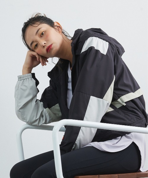 【美品】NERGY×ellesse UV＆撥水 ウィンドブレーカー FREE ellesse（エレッセ）の「【NERGY×ellesse】UV&撥水 ウィンド