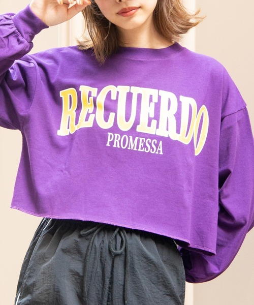 WEGO（ウィゴー）の「WEGO/グラフィックショートロンT（Tシャツ/カットソー・レディース・ホワイト/ネイビー/サックスブルー/スミクロ/その他1/オートミール/アニマル/アイボリー/マスタード/ダークグリーン/その他2/パープル/ホワイト系その他・SMALL/MEDIUM）」の10枚目の写真