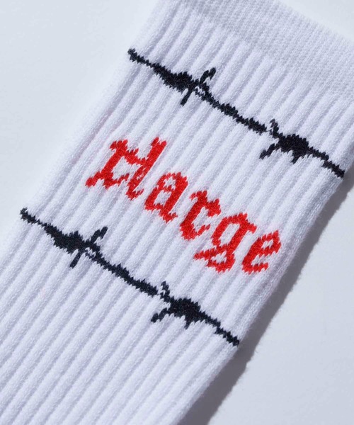 XLARGE（エクストララージ）の「BARBED WIRE SOCKS（ソックス/靴下・メンズ・ホワイト/ブラック/ネイビー・ONE SIZE）」の8枚目の写真