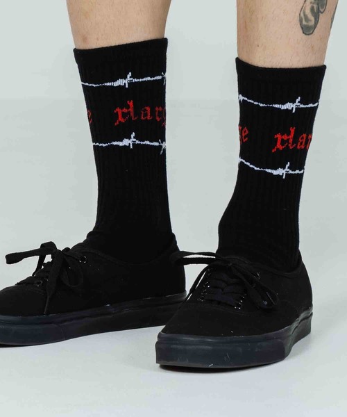 XLARGE（エクストララージ）の「BARBED WIRE SOCKS（ソックス/靴下・メンズ・ホワイト/ブラック/ネイビー・ONE SIZE）」の16枚目の写真