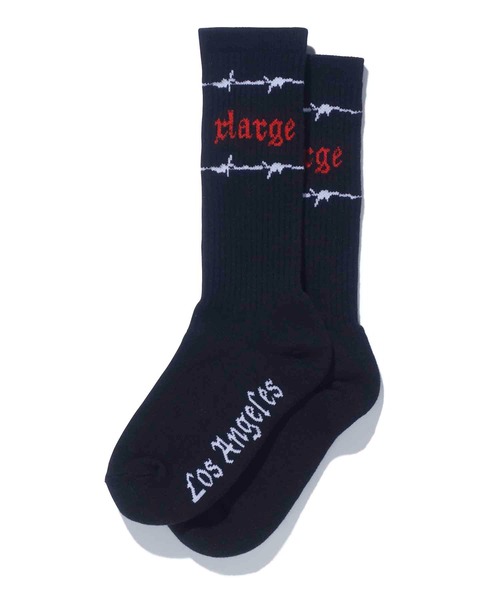 XLARGE（エクストララージ）の「BARBED WIRE SOCKS（ソックス/靴下・メンズ・ホワイト/ブラック/ネイビー・ONE SIZE）」の14枚目の写真