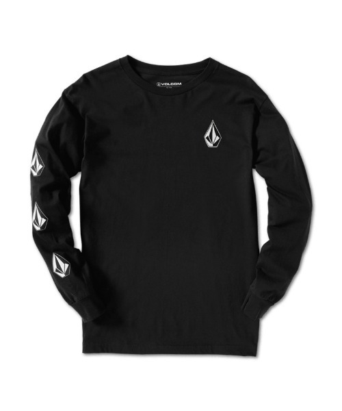 VOLCOM（ボルコム）の「【VOLCOM】ICONIC STONE L/S TEE（Tシャツ/カットソー・メンズ・グレー/ブラック・X-LARGE/MEDIUM/LARGE/SMALL）」の2枚目の写真