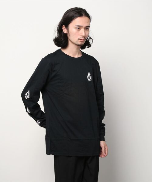 VOLCOM（ボルコム）の「【VOLCOM】ICONIC STONE L/S TEE（Tシャツ/カットソー・メンズ・グレー/ブラック・X-LARGE/MEDIUM/LARGE/SMALL）」の7枚目の写真