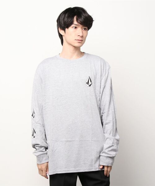 VOLCOM（ボルコム）の「【VOLCOM】ICONIC STONE L/S TEE（Tシャツ/カットソー・メンズ・グレー/ブラック・X-LARGE/MEDIUM/LARGE/SMALL）」の8枚目の写真