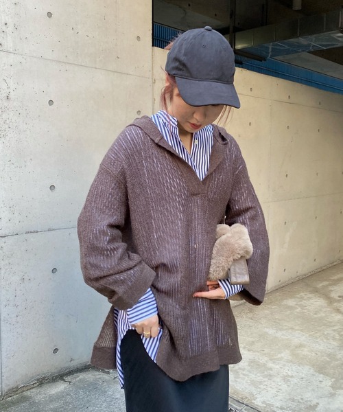 DouDou シャツ ブラウス バックタックブラウス レディース