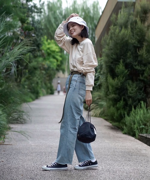 Dickies（ディッキーズ）の「【DICKIES/ディッキーズ】ストリートスタイルのワンポイントにマストアイテム 2ライン ロング丈 シンプル ガチャベルト GIベルト（ベルト・メンズ・ホワイト/ブラック/ネイビー/レッド/カーキ/イエロー・FREE）」の12枚目の写真