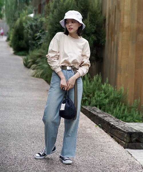 Dickies（ディッキーズ）の「【DICKIES/ディッキーズ】ストリートスタイルのワンポイントにマストアイテム 2ライン ロング丈 シンプル ガチャベルト GIベルト（ベルト・メンズ・ホワイト/ブラック/ネイビー/レッド/カーキ/イエロー・FREE）」の11枚目の写真