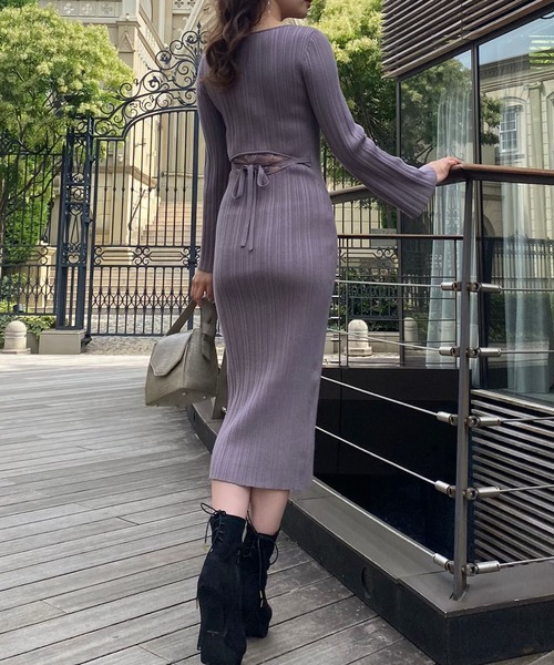 セール バックレースリブワンピース ワンピース Lipservice リップサービス のファッション通販 Zozotown