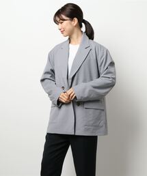 koe（コエ）の「ポリトロダブルジャケット*（ブルゾン・メンズ）」