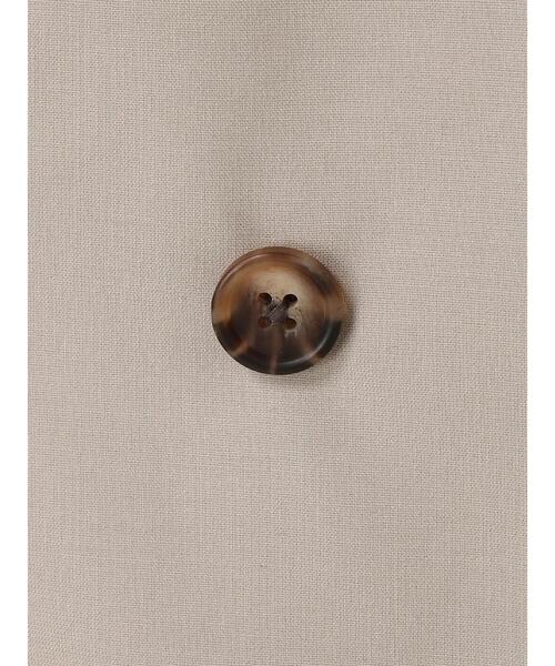 koe（コエ）の「ポリトロダブルジャケット*（ブルゾン・レディース・ブラック/ライトグレー/ライトベージュ・S/L/M）」の13枚目の写真