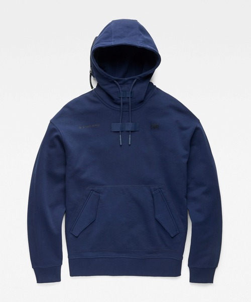 G-STAR（ジースター）の「POCKET DETAIL LOOSE HOODED SWEATER/パーカー（パーカー・メンズ・ダークグレー/グリーン系その他/ダークブルー・SMALL/MEDIUM/X-LARGE/X-SMALL/LARGE）」の17枚目の写真