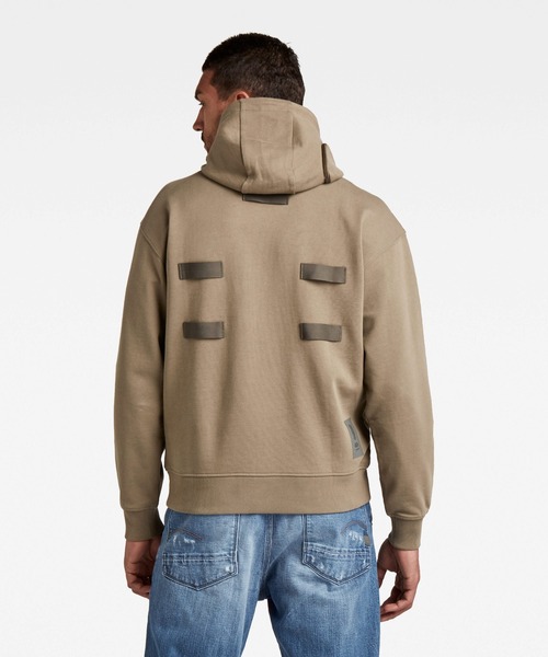 G-STAR（ジースター）の「POCKET DETAIL LOOSE HOODED SWEATER/パーカー（パーカー・メンズ・ダークグレー/グリーン系その他/ダークブルー・SMALL/MEDIUM/X-LARGE/X-SMALL/LARGE）」の10枚目の写真