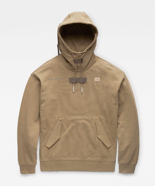 G-STAR（ジースター）の「POCKET DETAIL LOOSE HOODED SWEATER/パーカー（パーカー・メンズ・ダークグレー/グリーン系その他/ダークブルー・SMALL/MEDIUM/X-LARGE/X-SMALL/LARGE）」の12枚目の写真