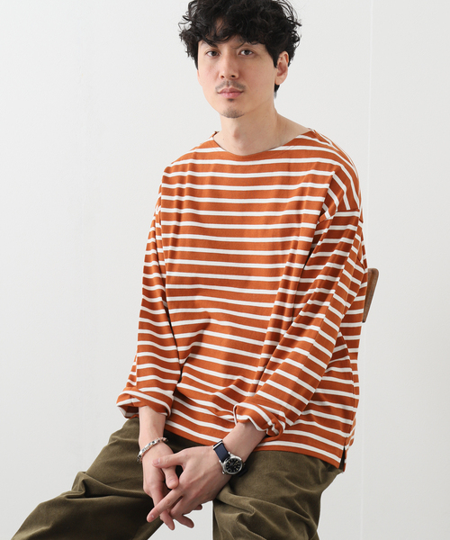 417 EDIFICE（フォーワンセブンエディフィス）の「バスクボーダーボートネック（Tシャツ/カットソー・メンズ・その他7/その他10/その他1/その他17・SMALL/MEDIUM/LARGE）」の4枚目の写真