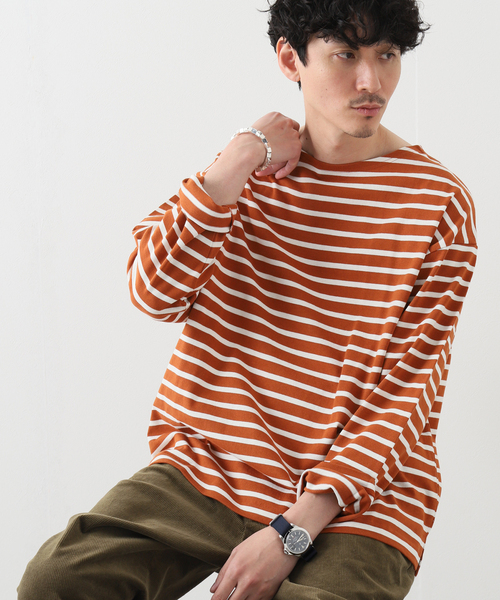 417 EDIFICE（フォーワンセブンエディフィス）の「バスクボーダーボートネック（Tシャツ/カットソー・メンズ・その他7/その他10/その他1/その他17・SMALL/MEDIUM/LARGE）」の20枚目の写真