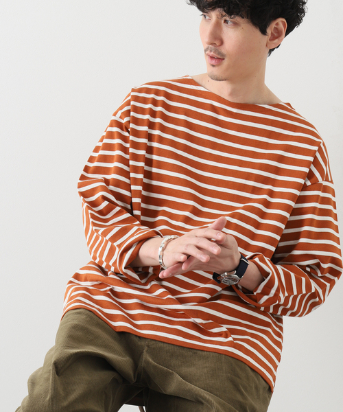 417 EDIFICE（フォーワンセブンエディフィス）の「バスクボーダーボートネック（Tシャツ/カットソー・メンズ・その他7/その他10/その他1/その他17・SMALL/MEDIUM/LARGE）」の21枚目の写真