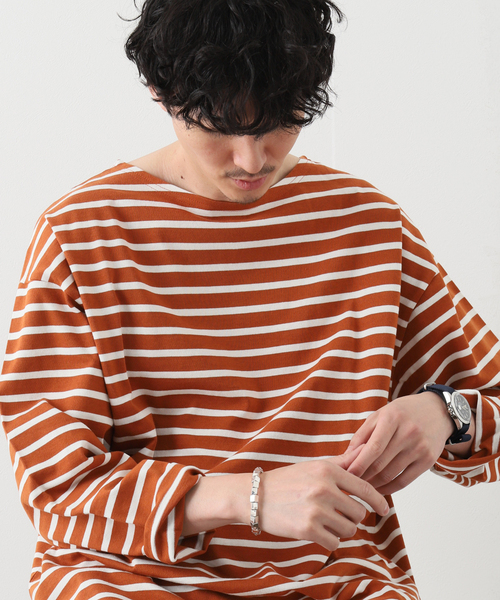 417 EDIFICE（フォーワンセブンエディフィス）の「バスクボーダーボートネック（Tシャツ/カットソー・メンズ・その他7/その他10/その他1/その他17・SMALL/MEDIUM/LARGE）」の22枚目の写真