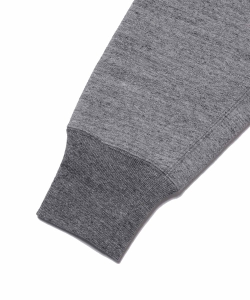 ADAM ET ROPE'（アダムエロペ）の「メランジテリー ラウンドヘム クルーネックスウェット（スウェット・メンズ・ホワイト系その他5/グレー・M/L）」の4枚目の写真