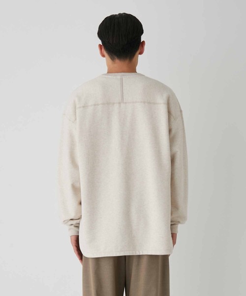 ADAM ET ROPE'（アダムエロペ）の「メランジテリー ラウンドヘム クルーネックスウェット（スウェット・メンズ・ホワイト系その他5/グレー・M/L）」の21枚目の写真