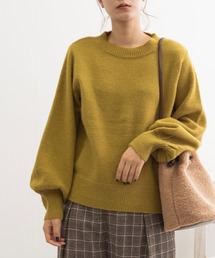 バルーン袖ニット