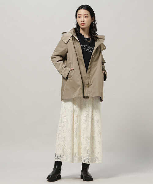 NATURAL BEAUTY BASIC(ナチュラルビューティーベーシック)の「マウンテンパーカー(ライナー付き)/0171259001(マウンテンパーカー・レディース・ネイビー/ベージュ/カーキ・MEDIUM/SMALL/LARGE)」の5枚目の写真