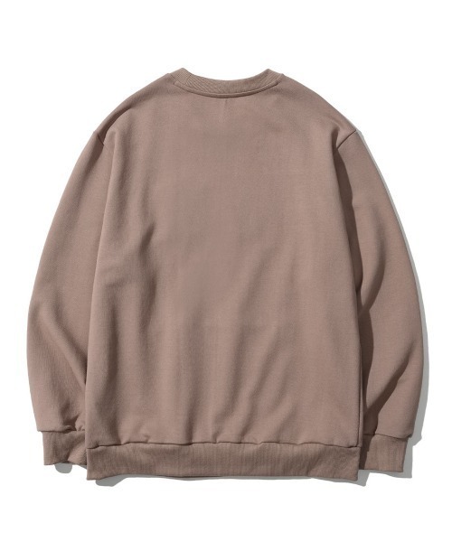★韓国の人気★【FCMM】★OBLIQUE GLAMPING SWEATSHIR.T★ FCMM Unisex Oblique Glamping Sweatshirt Melange Gray
